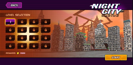 how to achieve progression in night racing game