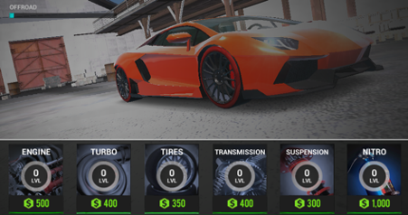performance upgrades top speed racing 3d game